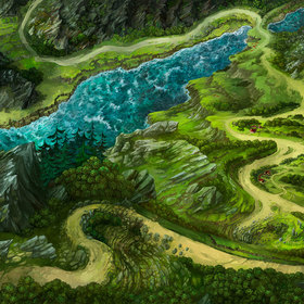 Карта мира и фоны уровней