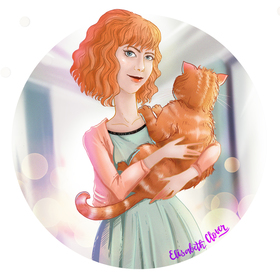 Девушка с котом