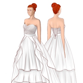 Коллекция свадебных эскизов