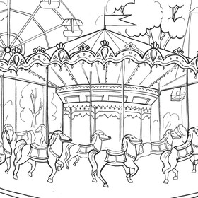 рисунки-раскраски для детской книги