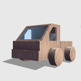 Машинка из дерева