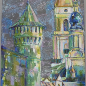 У стен Тобольского Кремля. Тобольск. 2016