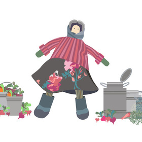 Персонажи из серии "Новая русская деревня"