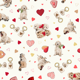 Бесшовные паттерны. Собаки