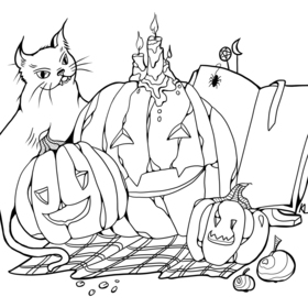 Раскраски "Самайн"