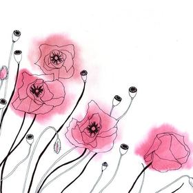 Иллюстрация Маки для открыток