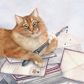 Иллюстрации к книге "Letters from Sam"