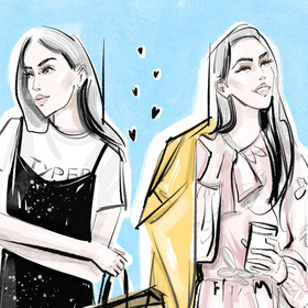 Иллюстрации для бутика