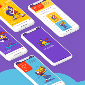 Приложение погоды За окном 