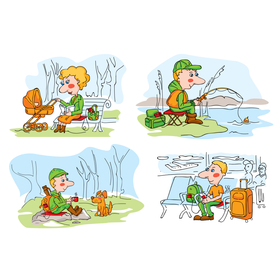 Серия иллюстраций Теплый коврик Lappo