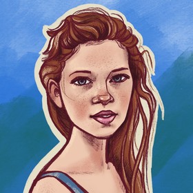 Цифровые цветные портреты