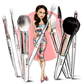 Иллюстрации для блога о косметике.