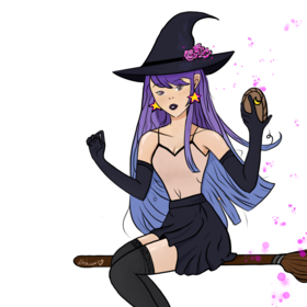 Ведьма на метле 