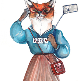 Лисы для обложек тетрадей АЛЬТ