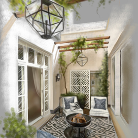 Интерьерные и архитектурные скетчи