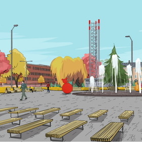 Векторные эскизы для парка 