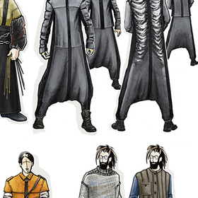 Затворник и шестипалый. Костюмы к спектаклю.