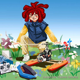 Иллюстрации для журнала "Ватага"