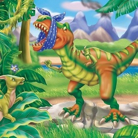 про динозавров..маленьким о больших