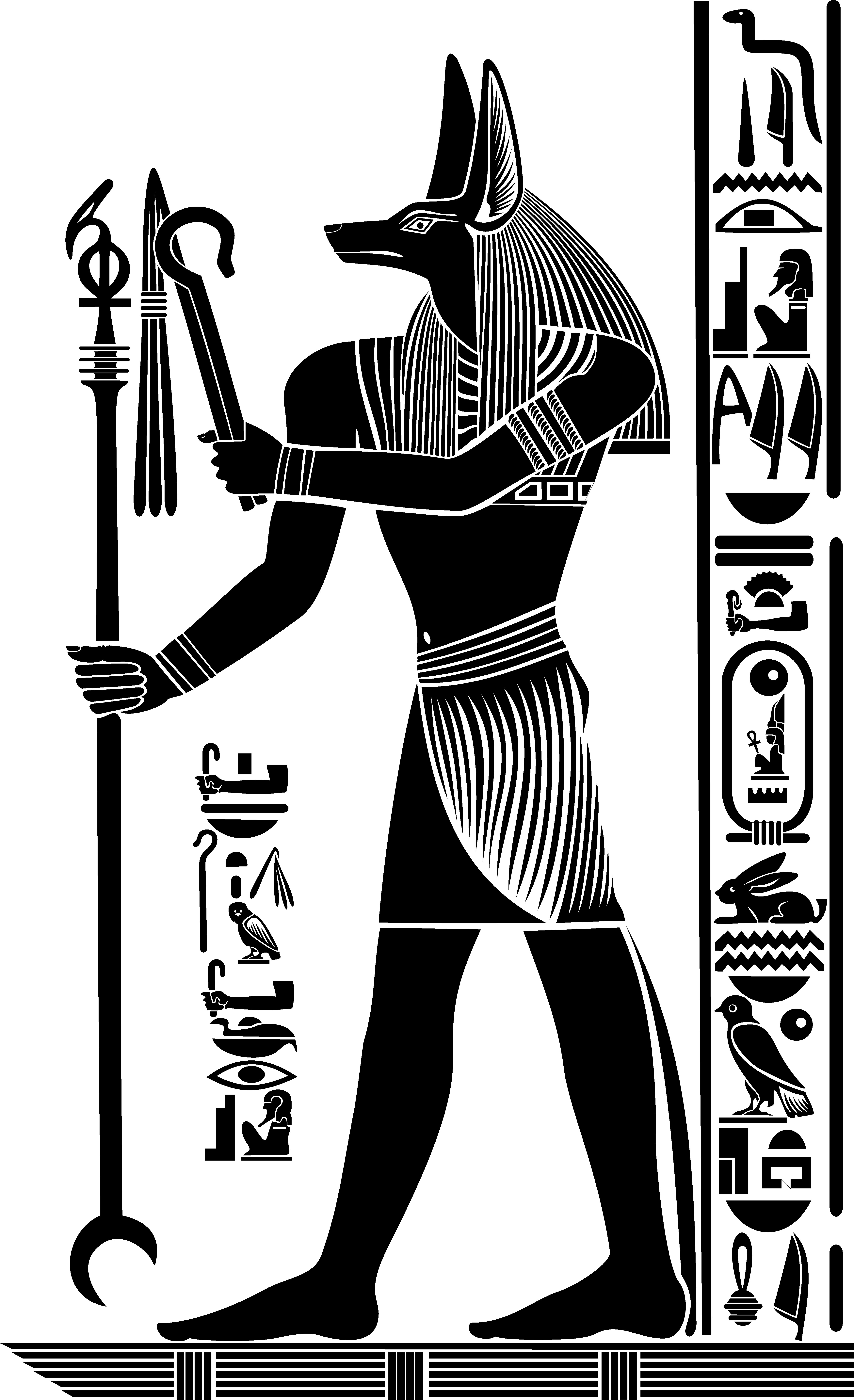 Египет Анубис иероглифы
