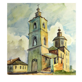 Акварель, масло