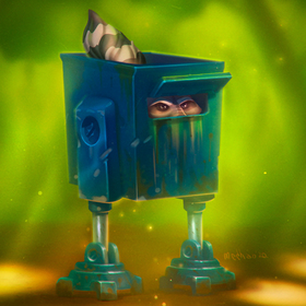 История одного мусорного бака.