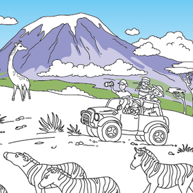 Раскраски с заданиями 4