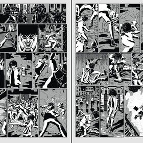 Чёрно-белый комикс