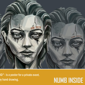 LANDSCAPE OUT OF MY HEAD - poster design