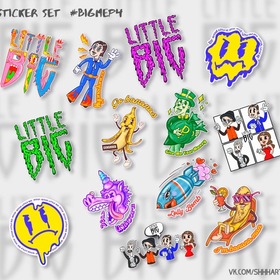 Стикер пак "Little Big"