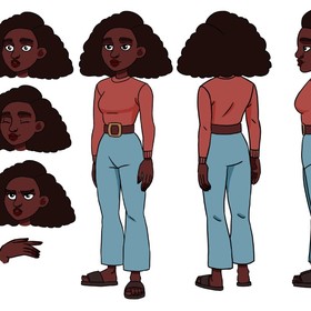 Персонажи к проекту El-Senafya