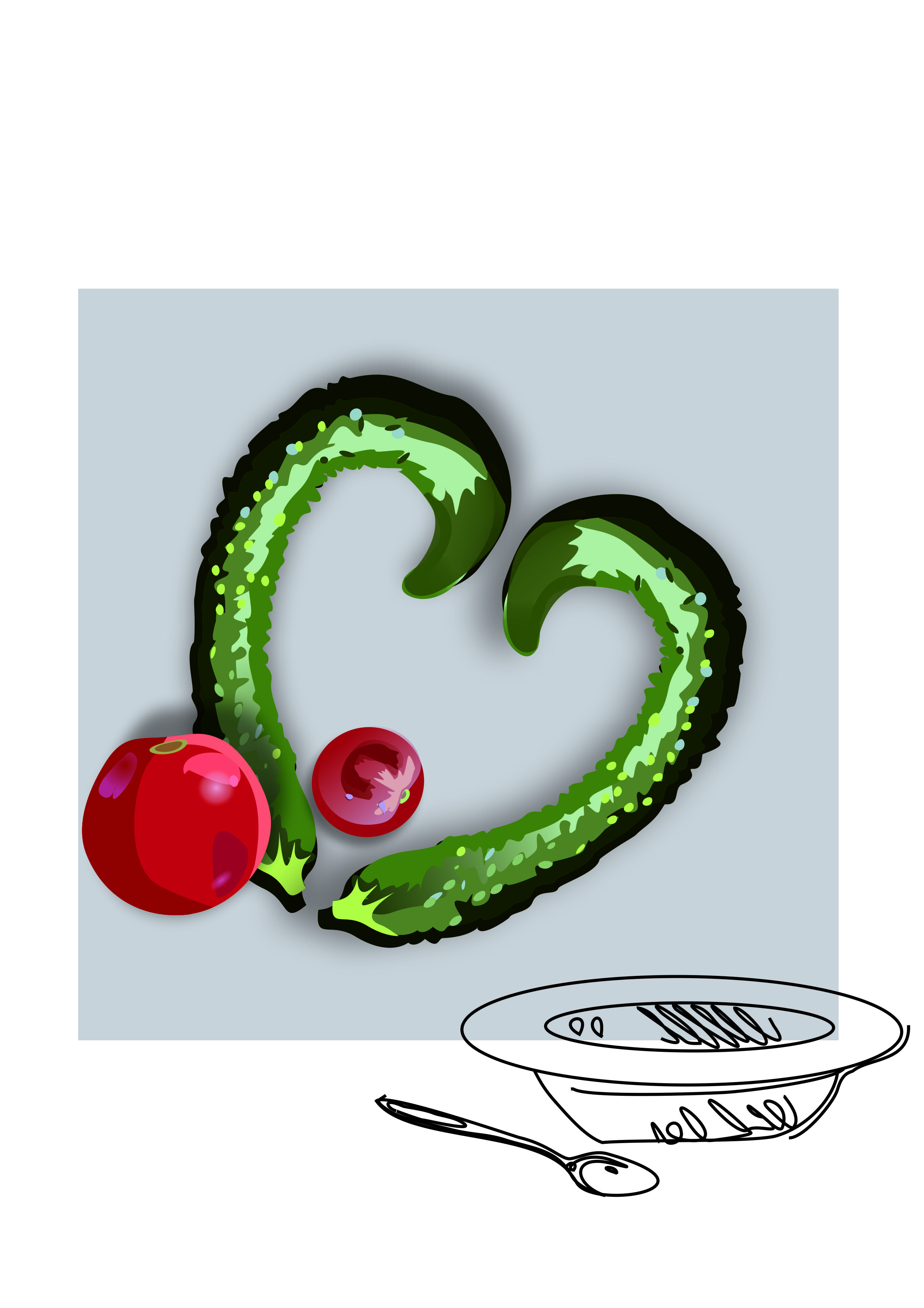 Ингредиенты для салата.