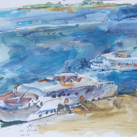 Теплоходы на Волге