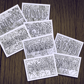 Серия открыток-раскрасок "Колесо Года"