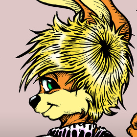 Собственный персонаж зайчик