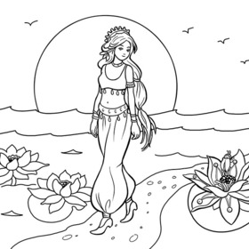 Раскраски  для девочек