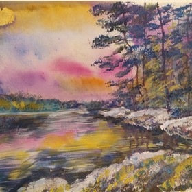 Лесное озеро