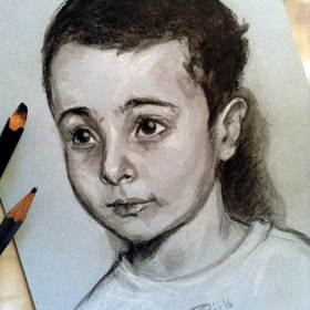 Портреты детей.