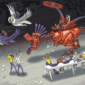 Учебный процесс в школе 3д графики Висс скул