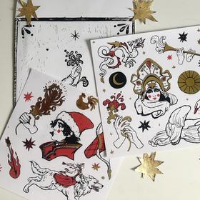 Стикеры со сказочными персонажами