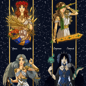 Знаки зодиака, как Греческие боги