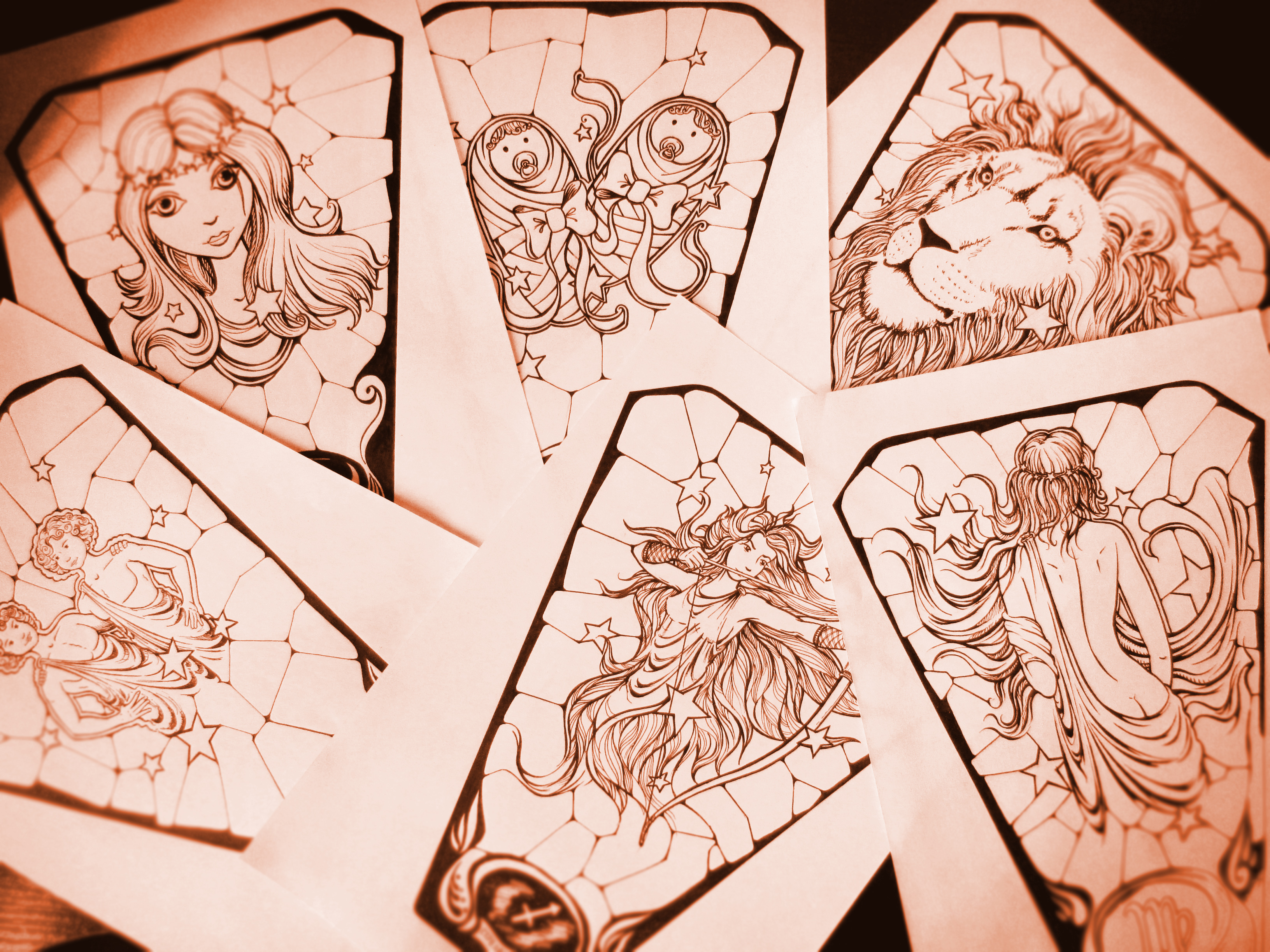 Гороскоп. Персонажка. Фирменный стиль. Brand horoscope.