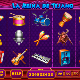 SLOT GAME "LA REINA DE TEJANO"