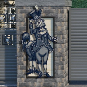 Поиск темы въезда на территорию.