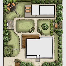 Эскизы ландшафтного дизайна