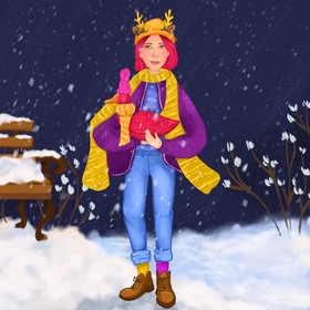 Девушка с гусём / Girl with goose