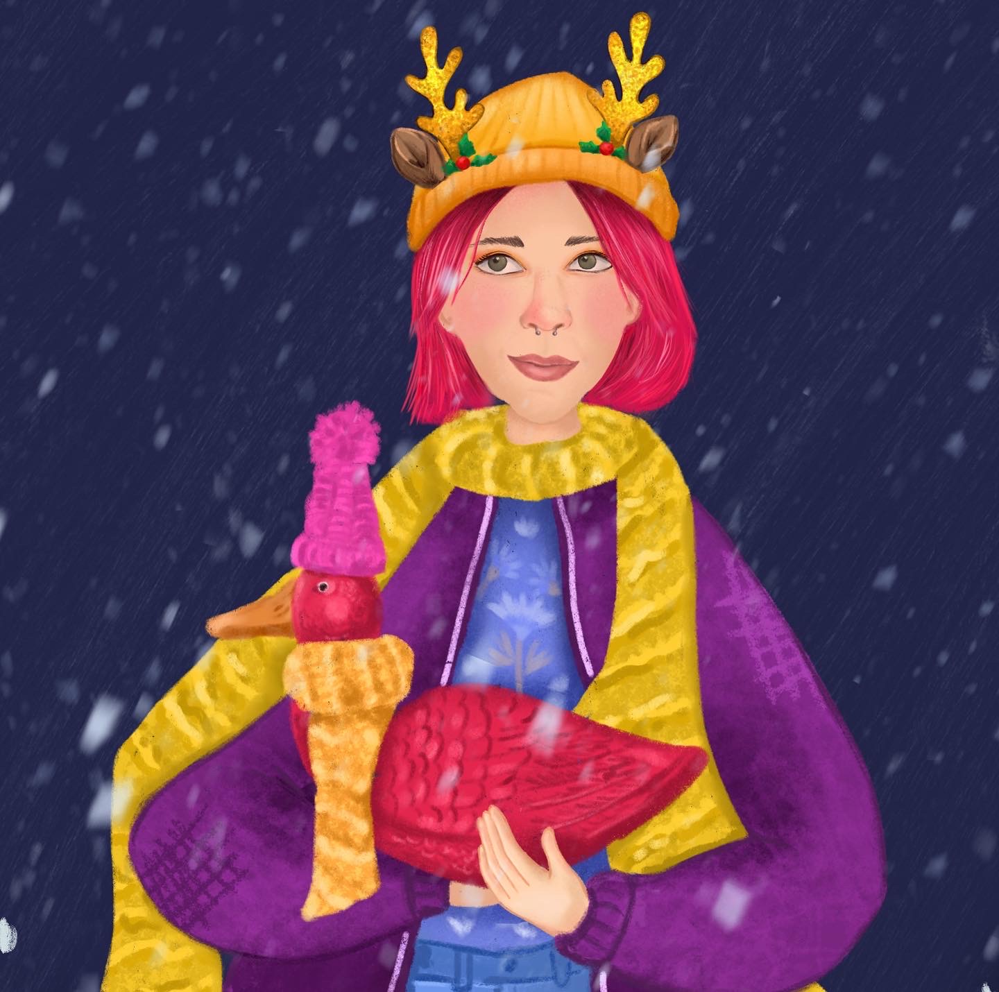 Девушка с гусём / Girl with goose