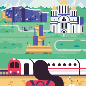 Путешествие по городам, где я живу