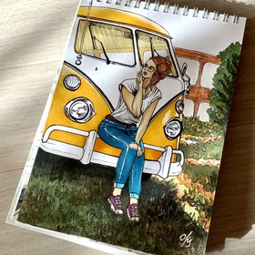 Marker sketch VW 1