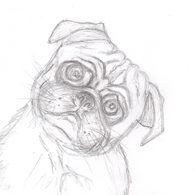 скетчи будущих иллюстраций